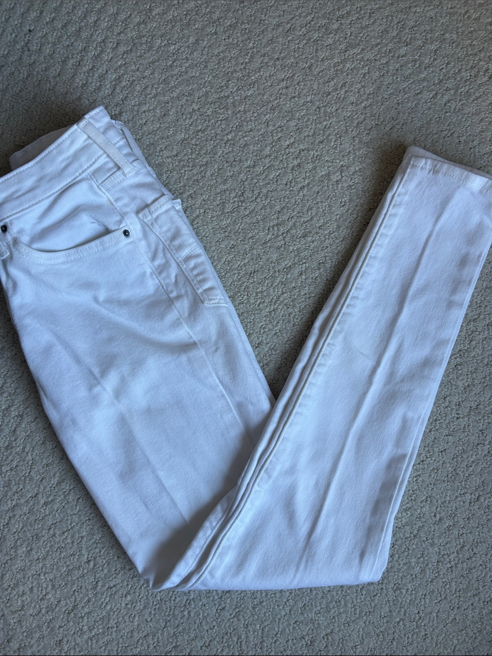 Levi White Skinny Jeans